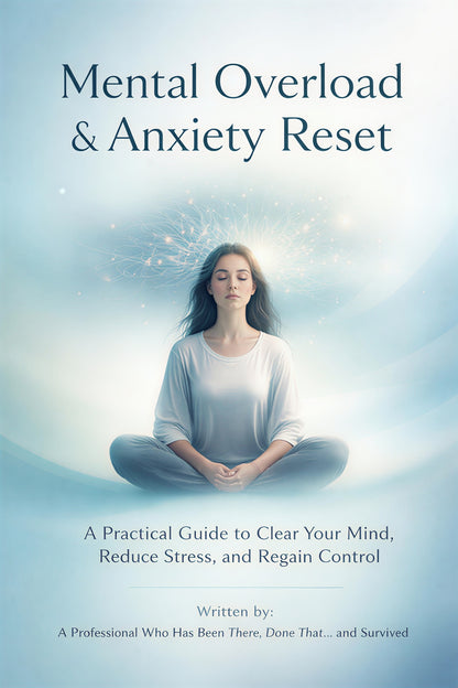 Mental Overload & Anxiety Reset – A Practical Guide to Clear Your Mind, Reduce Stress & Regain Control | Instant Digital Download